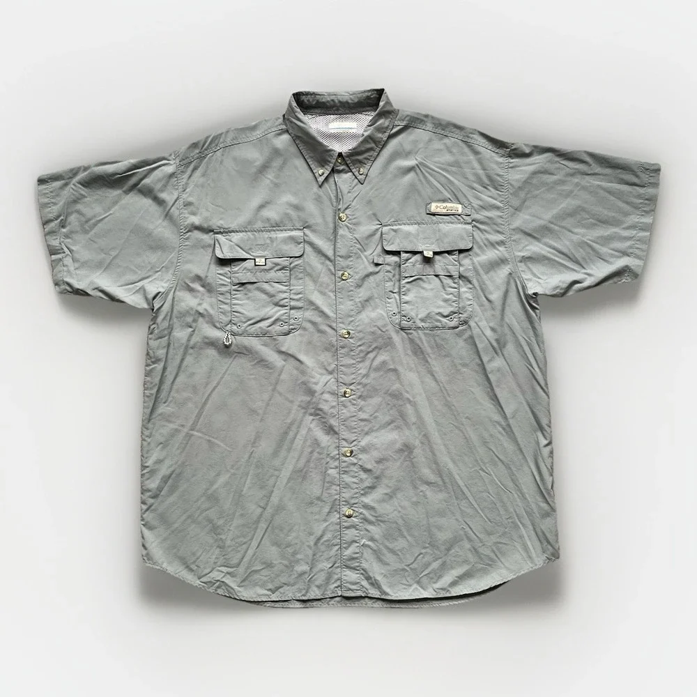 Columbia PFG Sportswear Company Men's XL Short Sleeve Vented Fishing Shirt - Picture 3 of 9